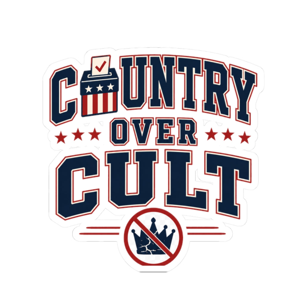 Country Over Cult Sticker