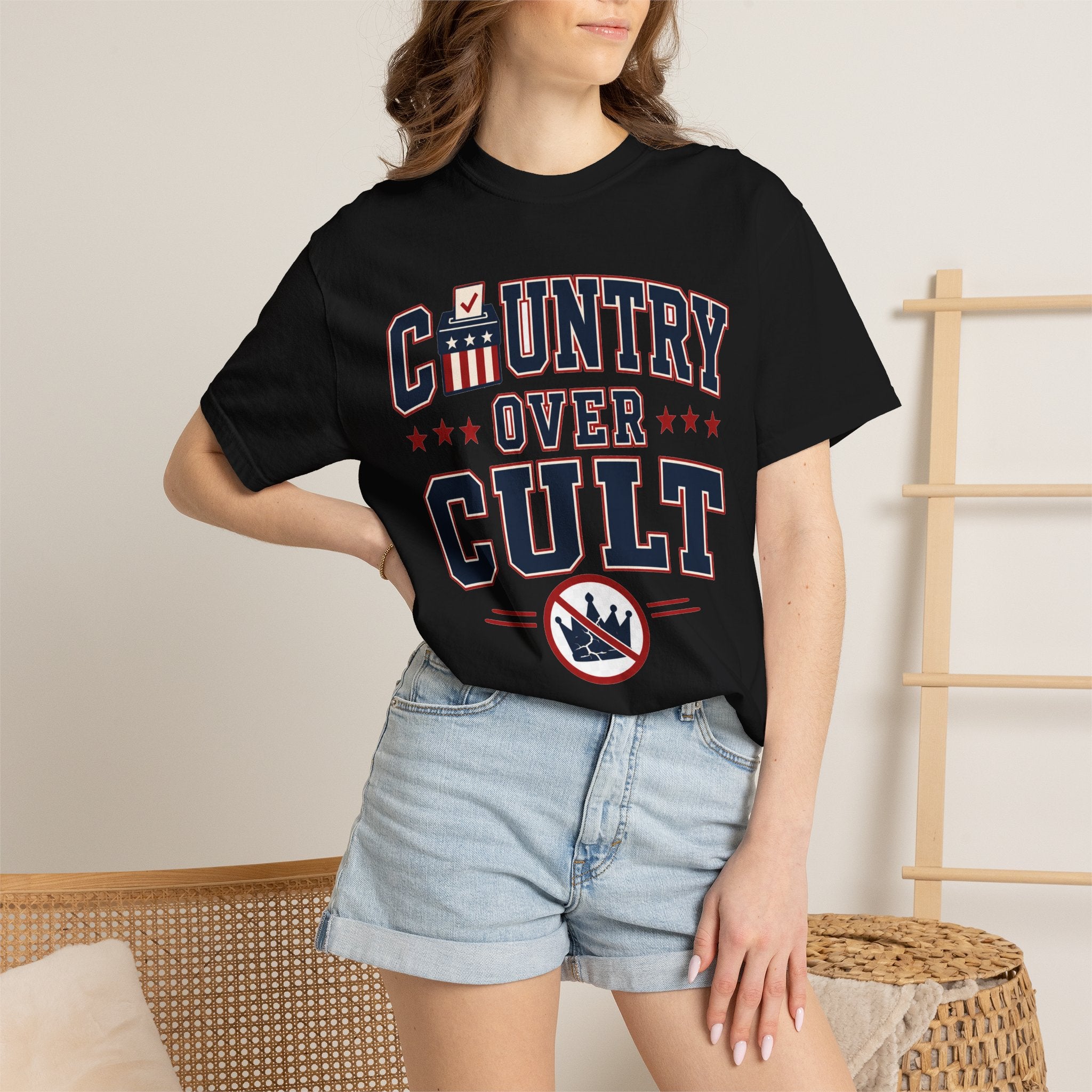 Country Over Cult Premium Garment-Dyed Tee