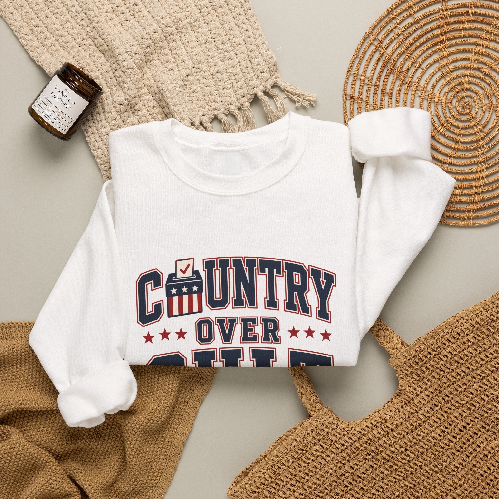 Country Over Cult Crewneck Sweatshirt