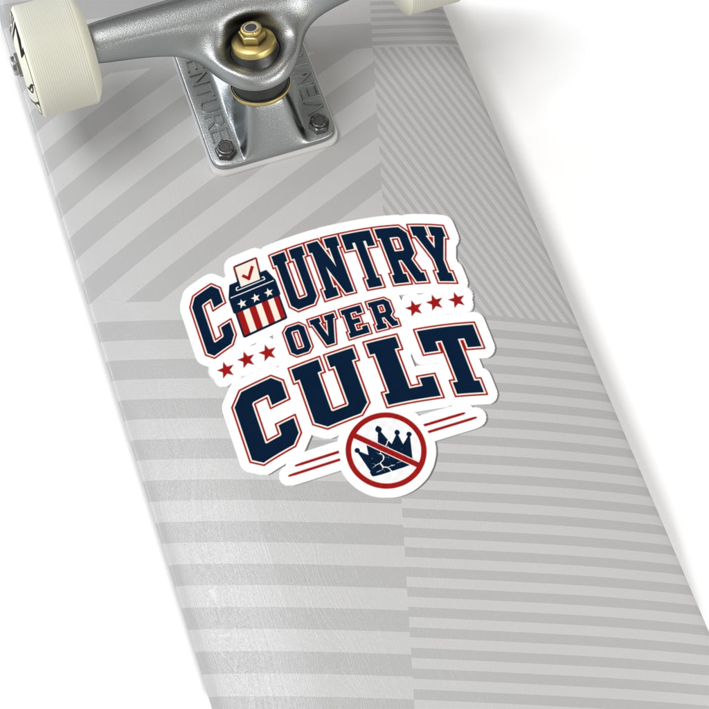 Country Over Cult Sticker