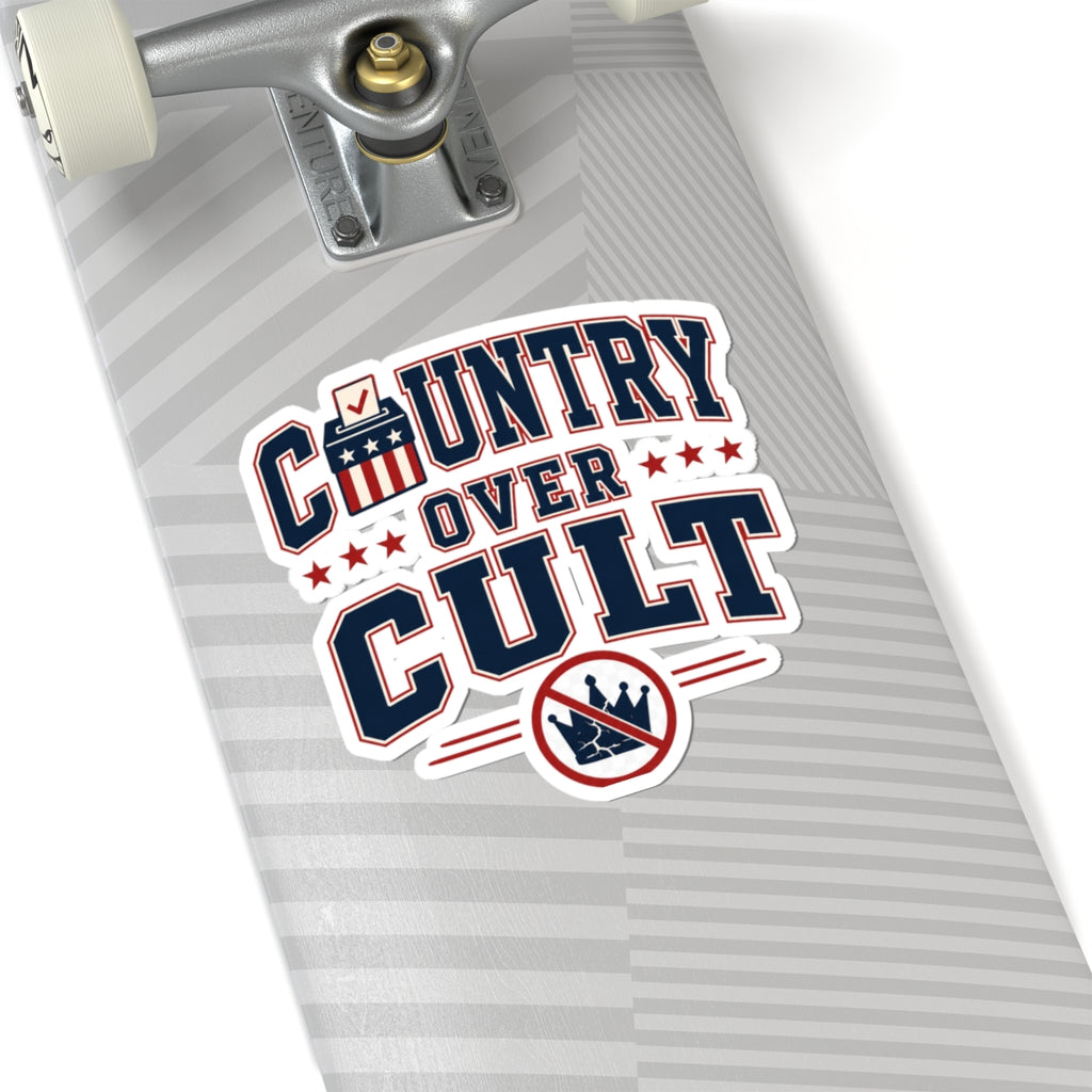 Country Over Cult Sticker