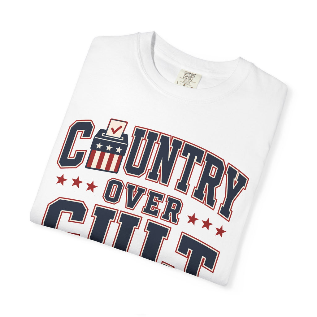Country Over Cult Premium Garment-Dyed Tee