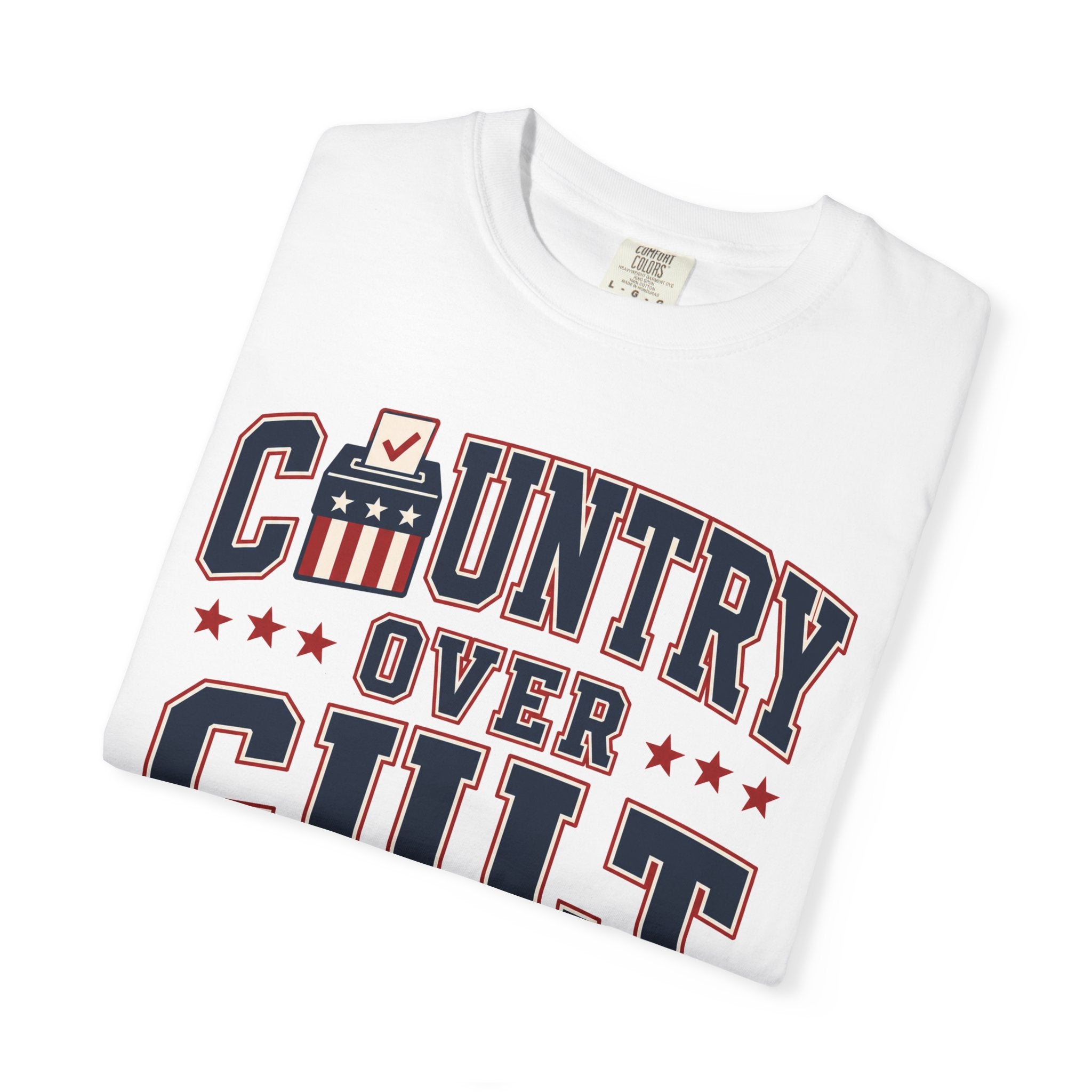 Country Over Cult Premium Garment-Dyed Tee