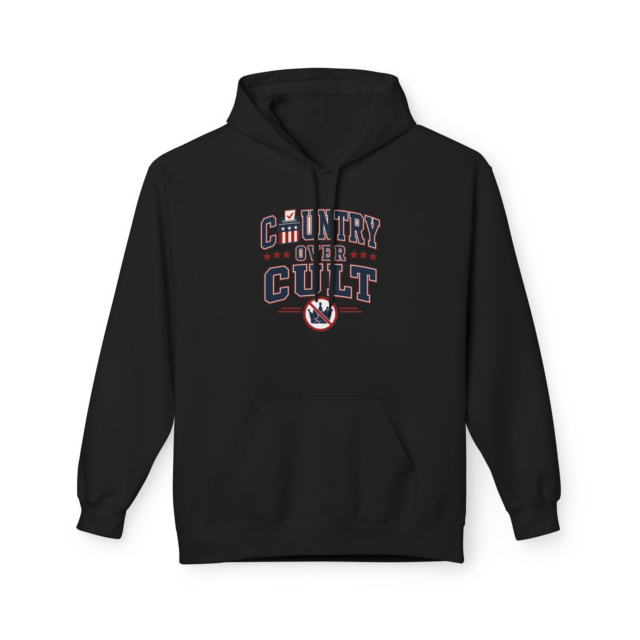 Country Over Cult Hoodie — anti-Trump political hoodie
