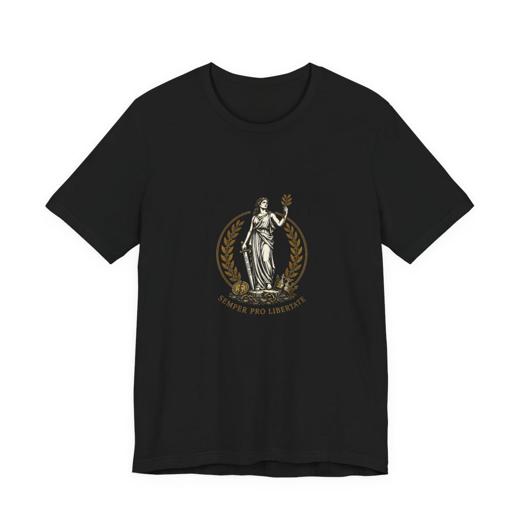 Semper Pro Libertate — Black product mockup
